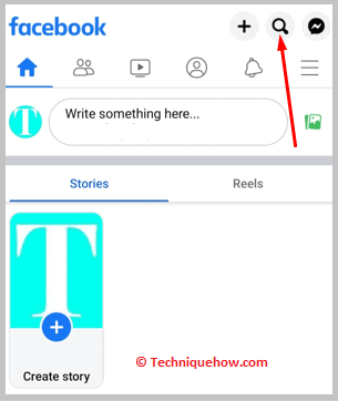Click on search icon