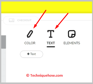 Click on text