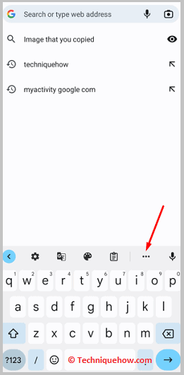 Click on three dot