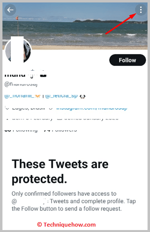 Click on three dot icon
