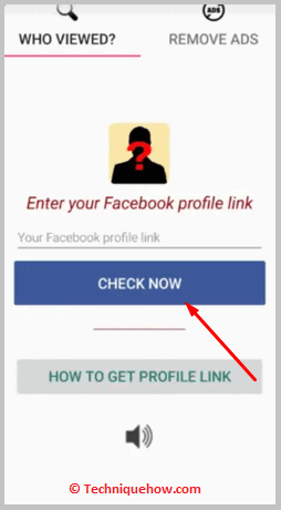 Enter your profile link