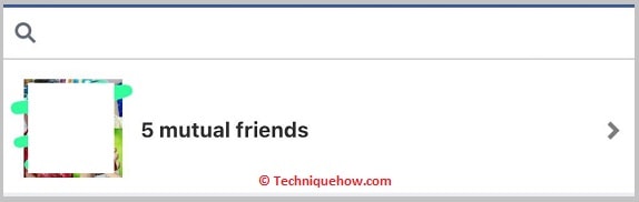 Friend's Mutual friends