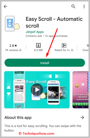Install Easy Scroll - Automatic scrolling