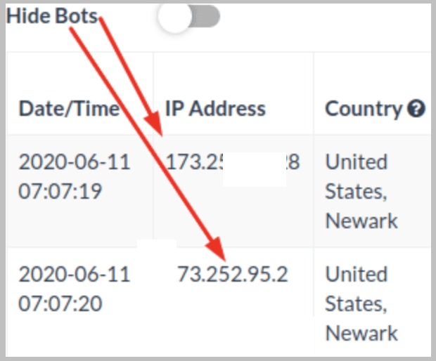 Ip details