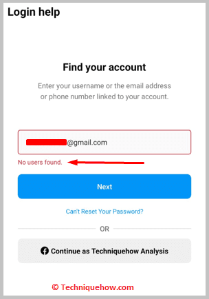 Not found in email