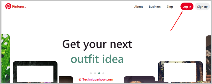 Open Pinterest.com & login