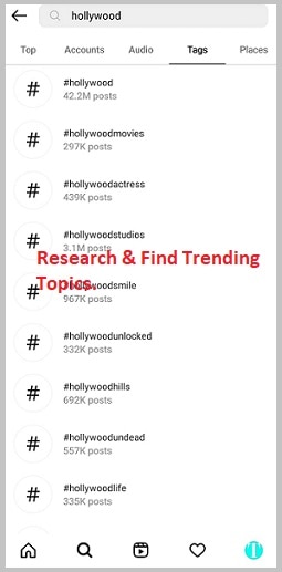 Research & Find Trending Topics