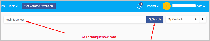 Search username