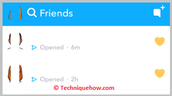 See a Yellow heart next to the Name