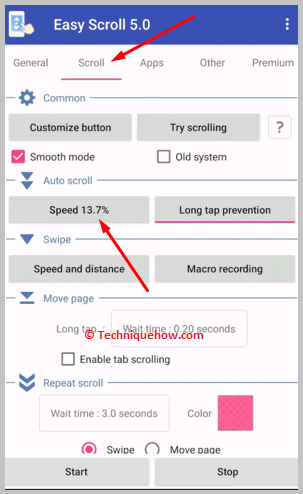 See speed