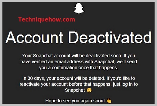 Snapchat Account is Disabled