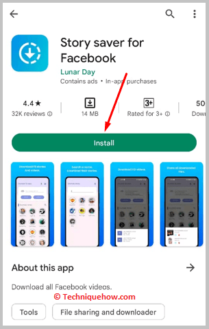 Install app