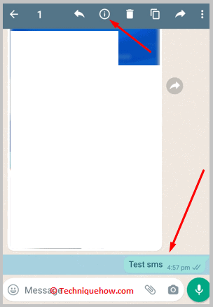 Tap on 'Info' on group