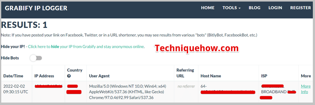 See all ipaddress