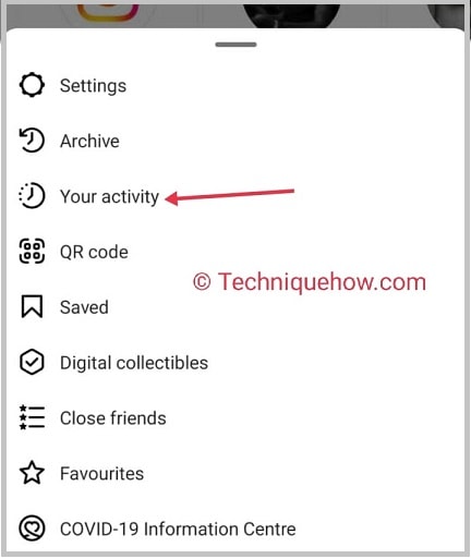 activity tab