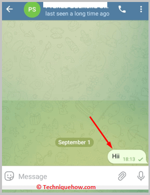 You can't send him messages