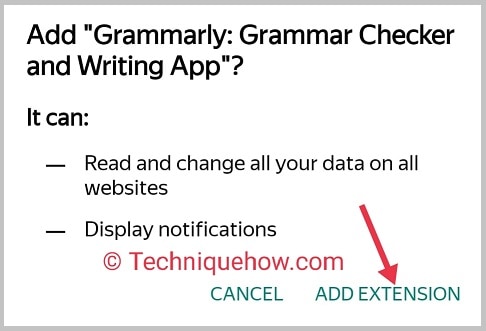 add extention