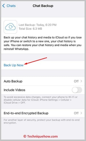 click backup now option