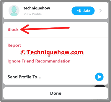 click block option