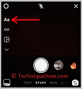 click create option