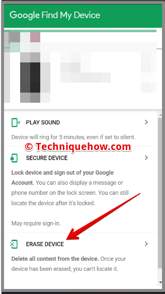 click erase device