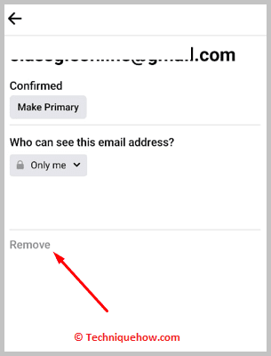 click on Remove.