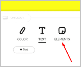 click on the Elements icon