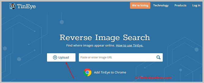 click on the Upload button