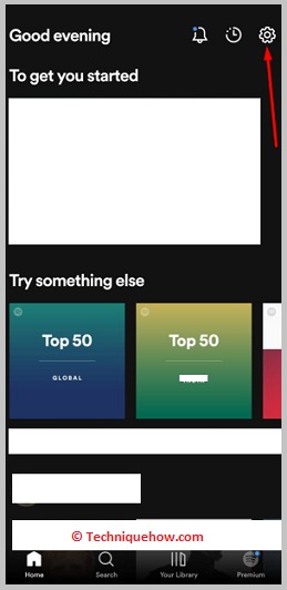 click settings