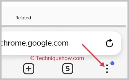 click three dot