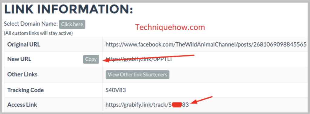 copy short link