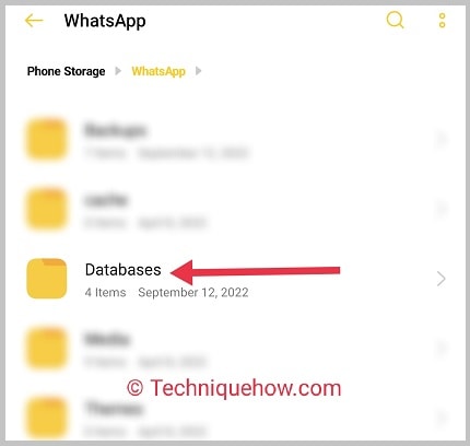 database folder