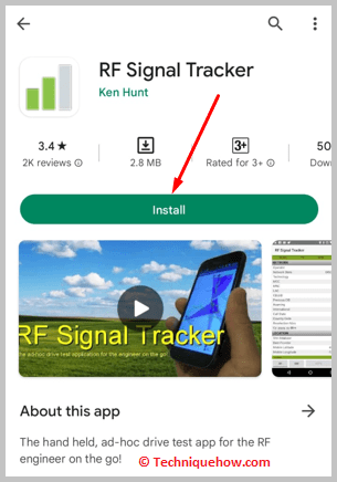 install RF Signal Tracker