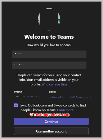 login account