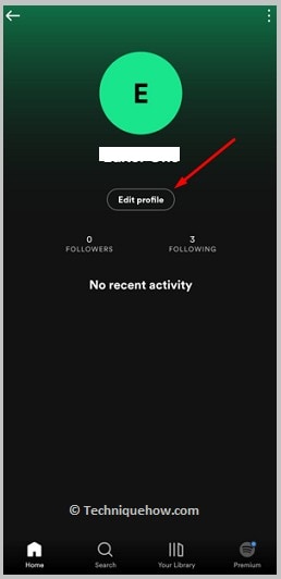 profile name edit page