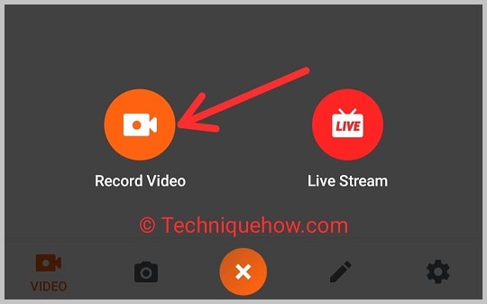 record video button