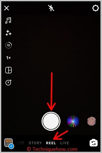 reel option and sutter button