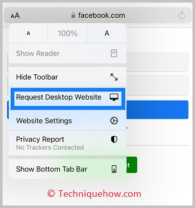 request desktop website
