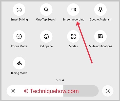 screen recorder button