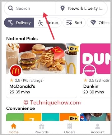 search restaurants