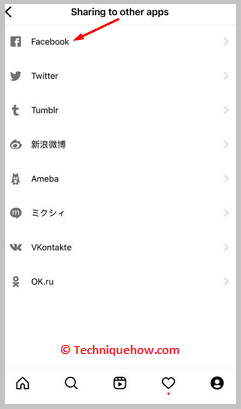 select facebook