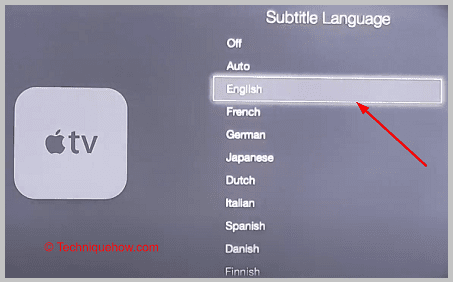 select language