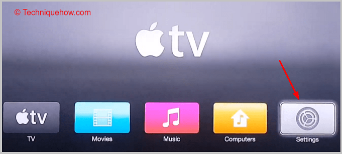 settings apple tv