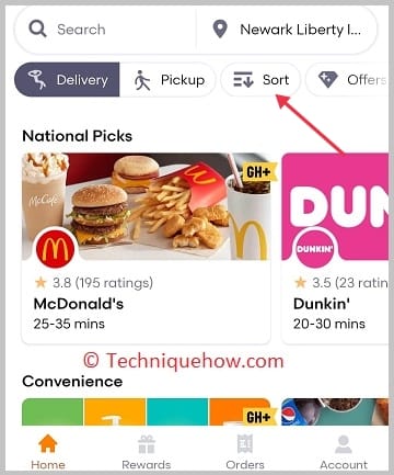 sort & filter feature