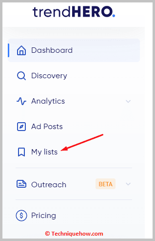 click on my list