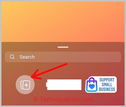 two squares with a + icon
