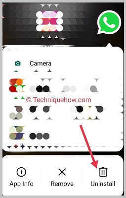 uninstall whatsapp