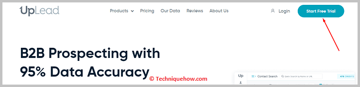 Click on start free trial