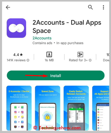 2Accounts-Dual Apps Space