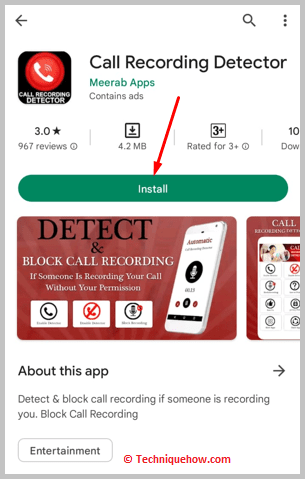 Call Recording Detector